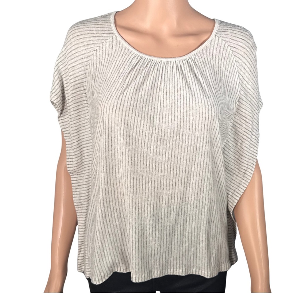 Pure Jill Linen Blend Dolman Tee Size MP